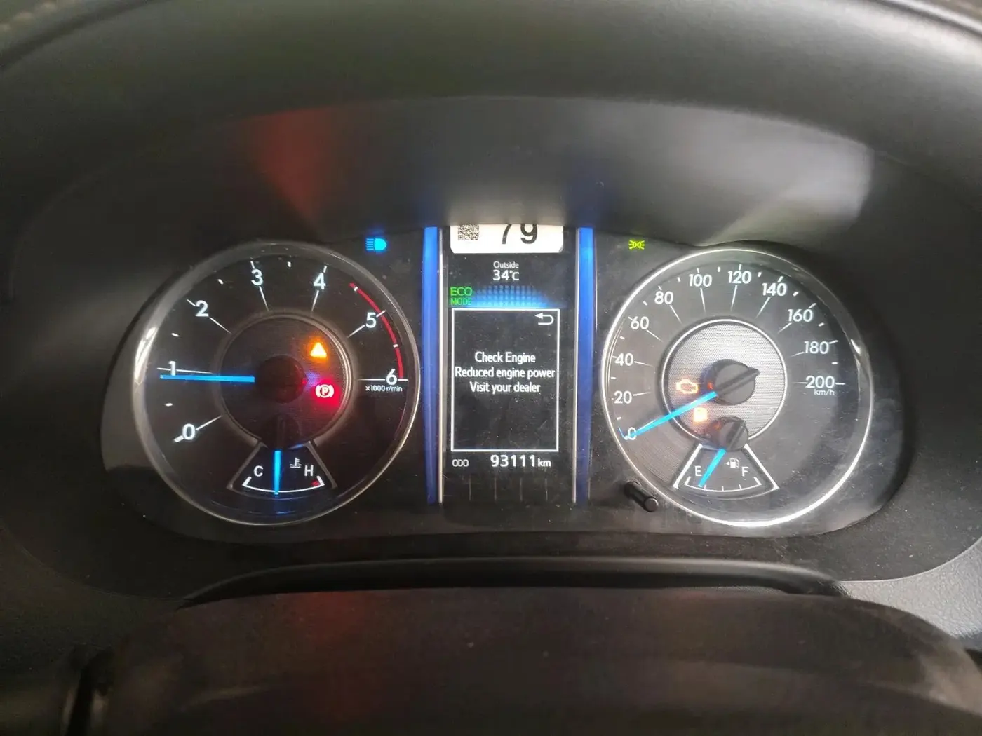 2018 Toyota Fortuner 2.8 4X2 AT, Diesel, Automatic, 93,111 km, interior