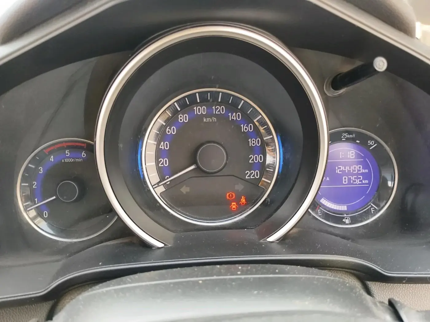 2017 Honda WR-V 1.5L I-DTEC S MT, Diesel, Manual, 1,24,499 km, interior