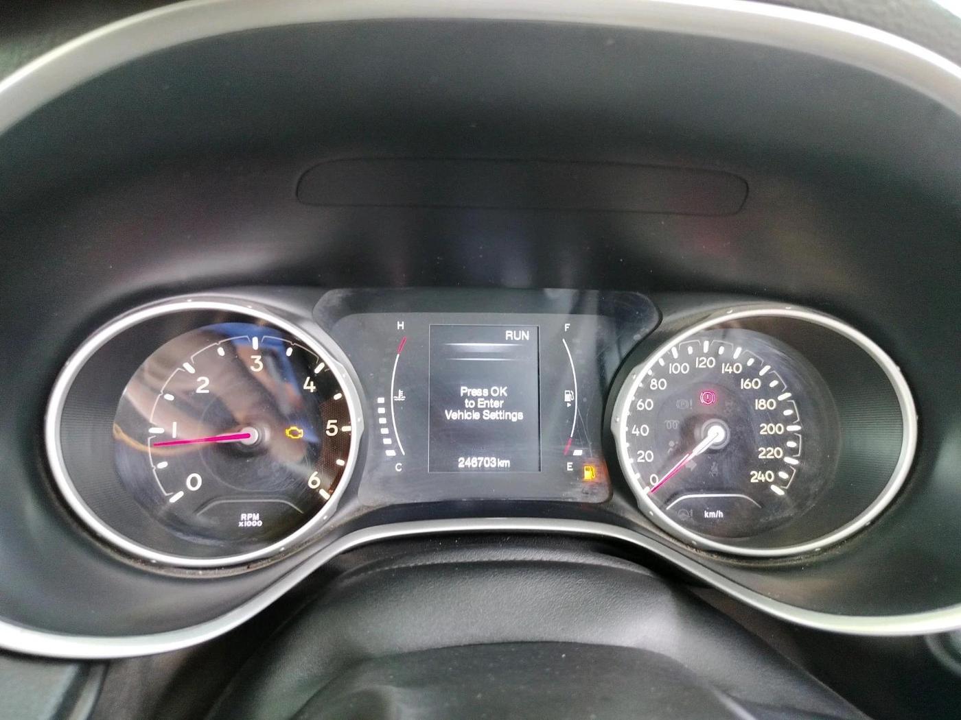 2018 Jeep Compass LONGITUDE 2.0 DIESEL, Diesel, Manual, 2,46,703 km, interior