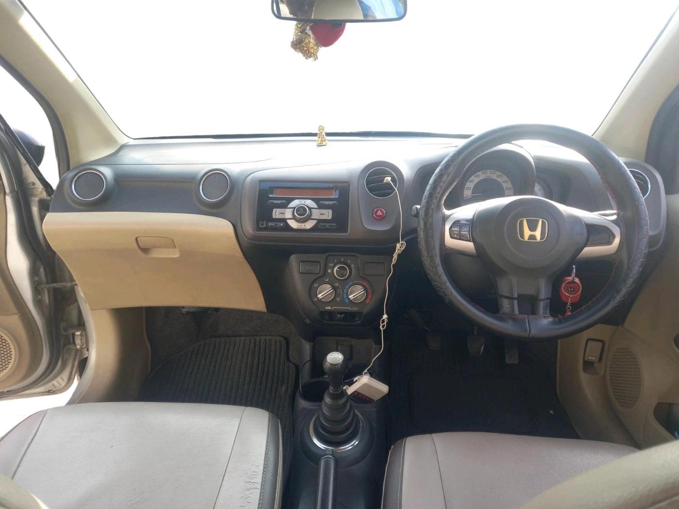 2012 Honda Brio S MT, Petrol, Manual, 83,529 km, interior