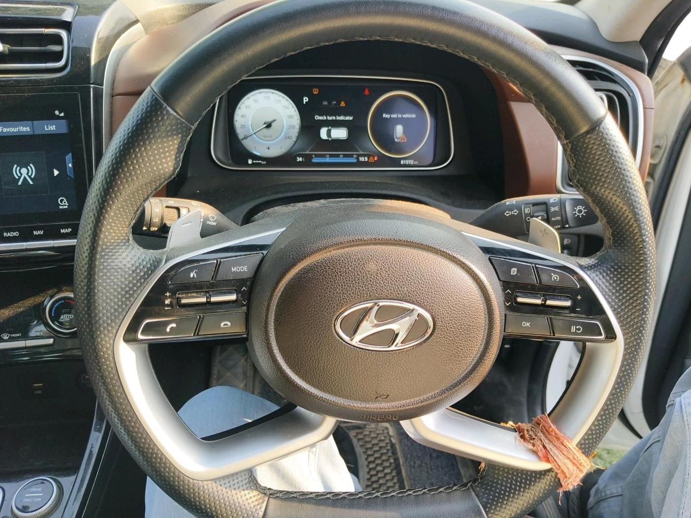 2022 Hyundai ALCAZAR 1.5 SIGNATURE (O) AT 7STR, Diesel, Automatic, 81,572 km, interior