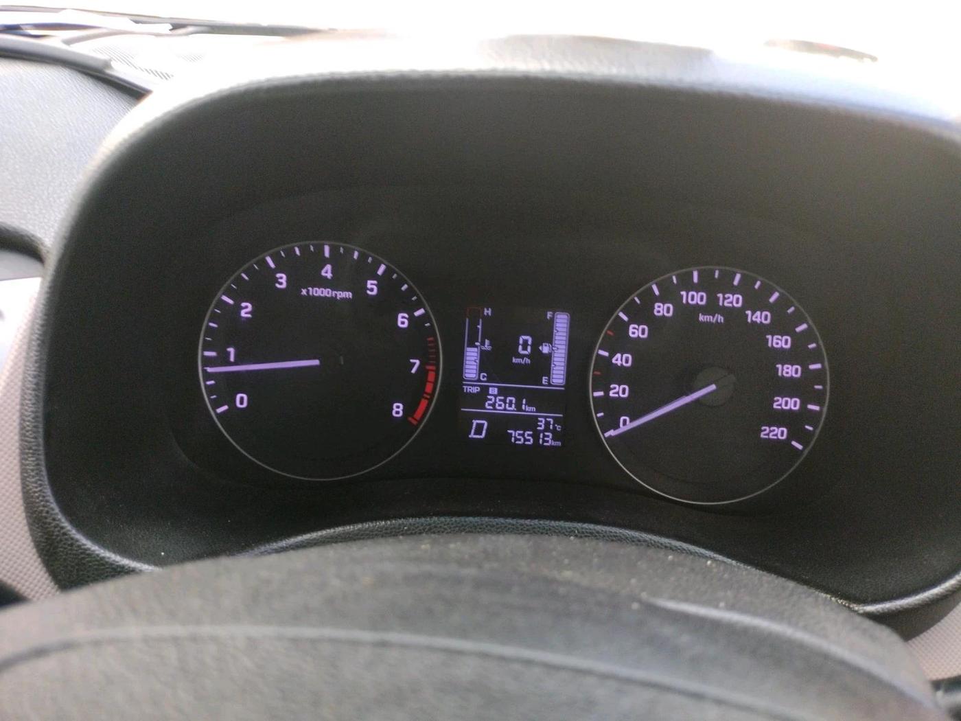 2018 Hyundai Creta SX AT 1.6 PETROL, CNG, Automatic, 75,513 km, interior