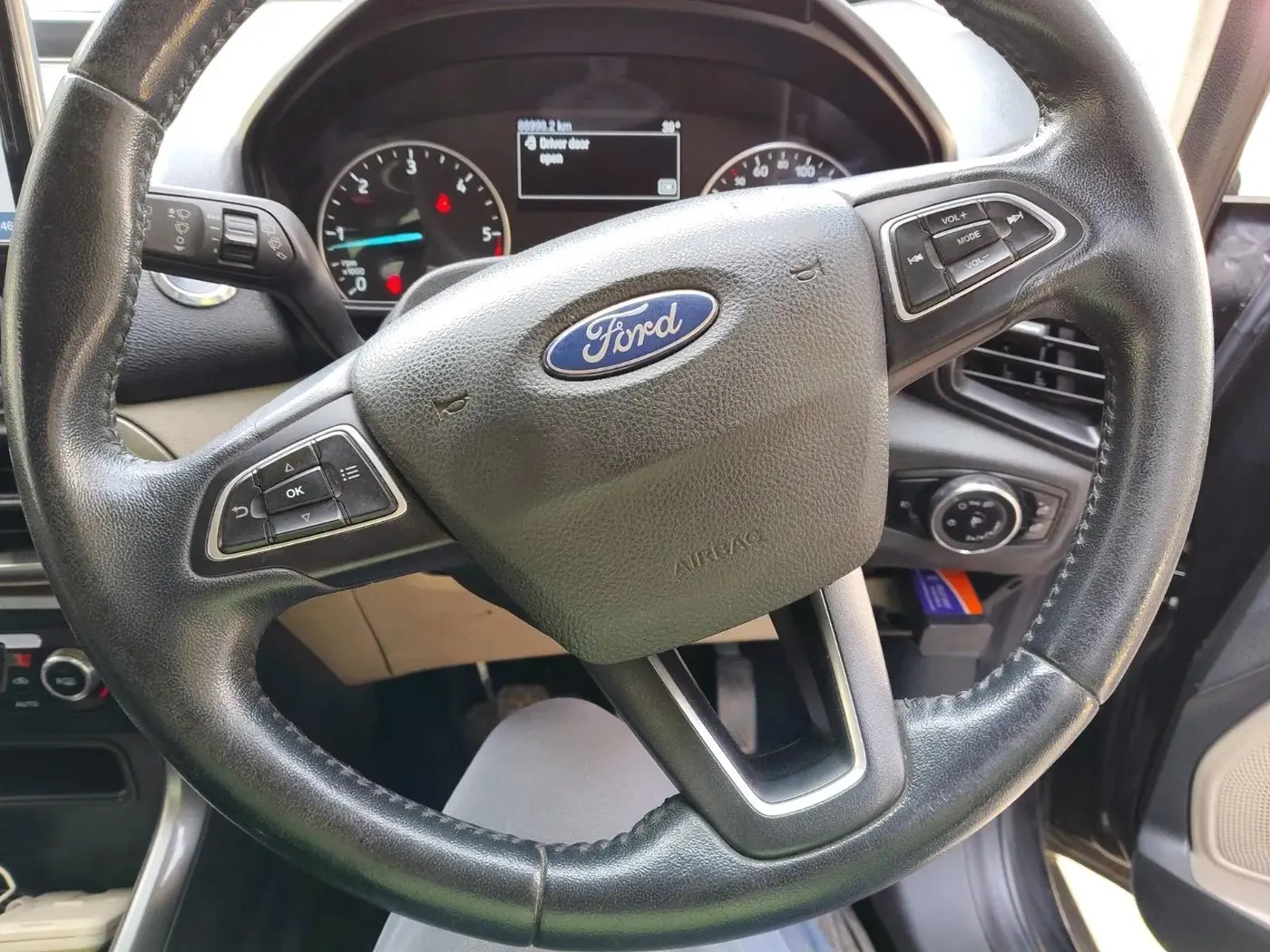 2019 Ford Ecosport TITANIUM 1.5L DIESEL, Diesel, Manual, 88,998 km, interior