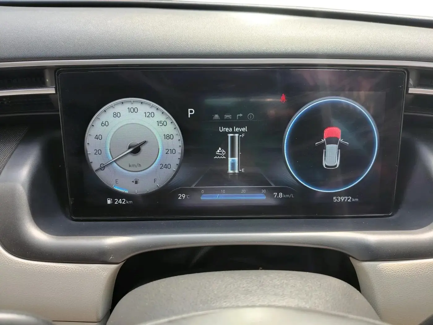 2022 Hyundai Tucson SIGNATURE 2.0 AT DIESEL, Diesel, Automatic, 55,171 km, interior