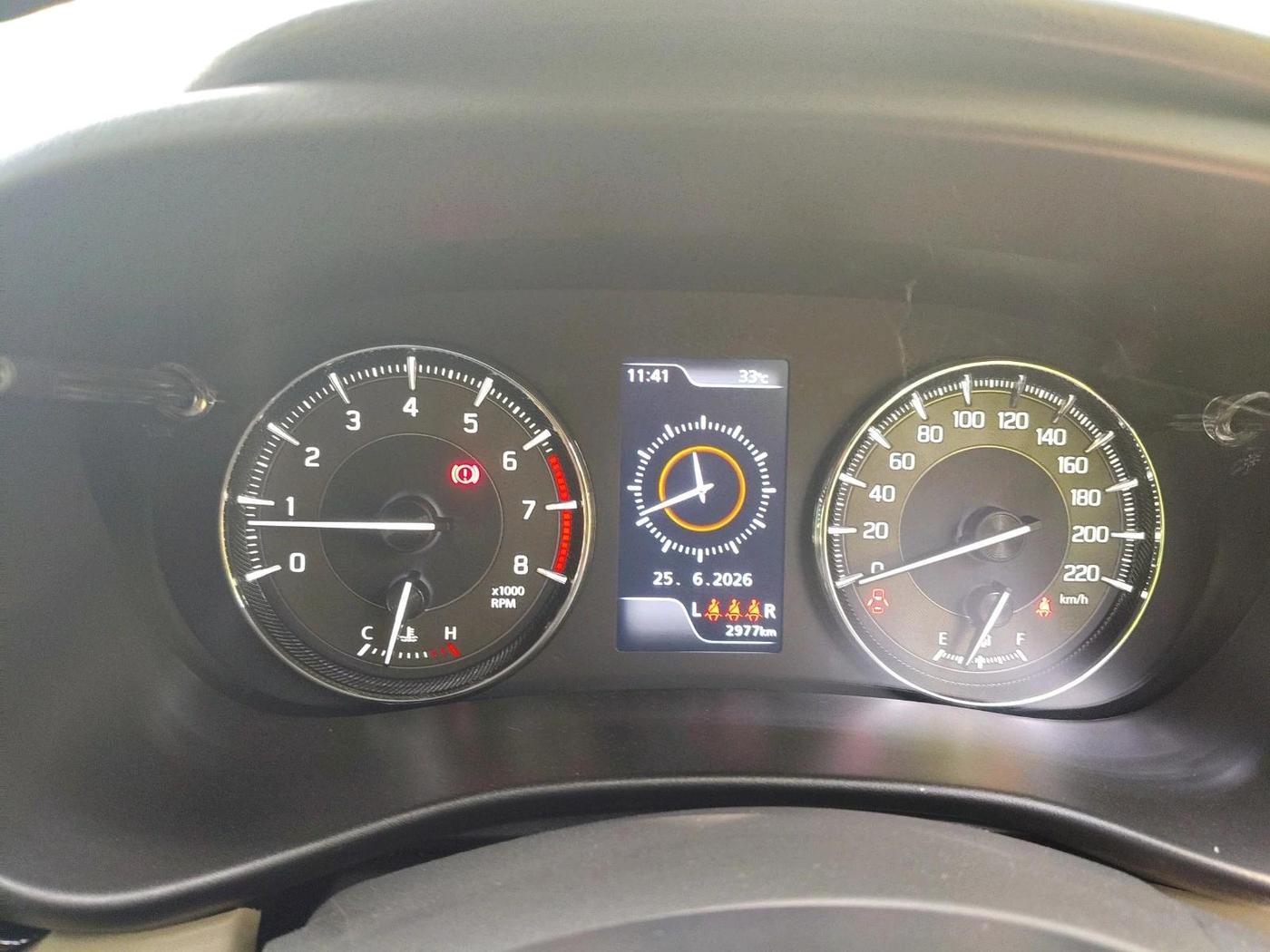 2024 Toyota Glanza V, Petrol, Manual, 2,977 km, interior