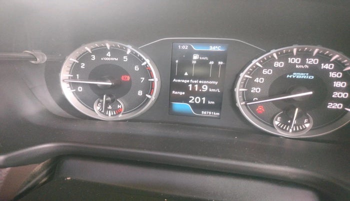 2022 Maruti BREZZA ZXI SMART HYBRID , Petrol, Manual, 56,751 km, interior
