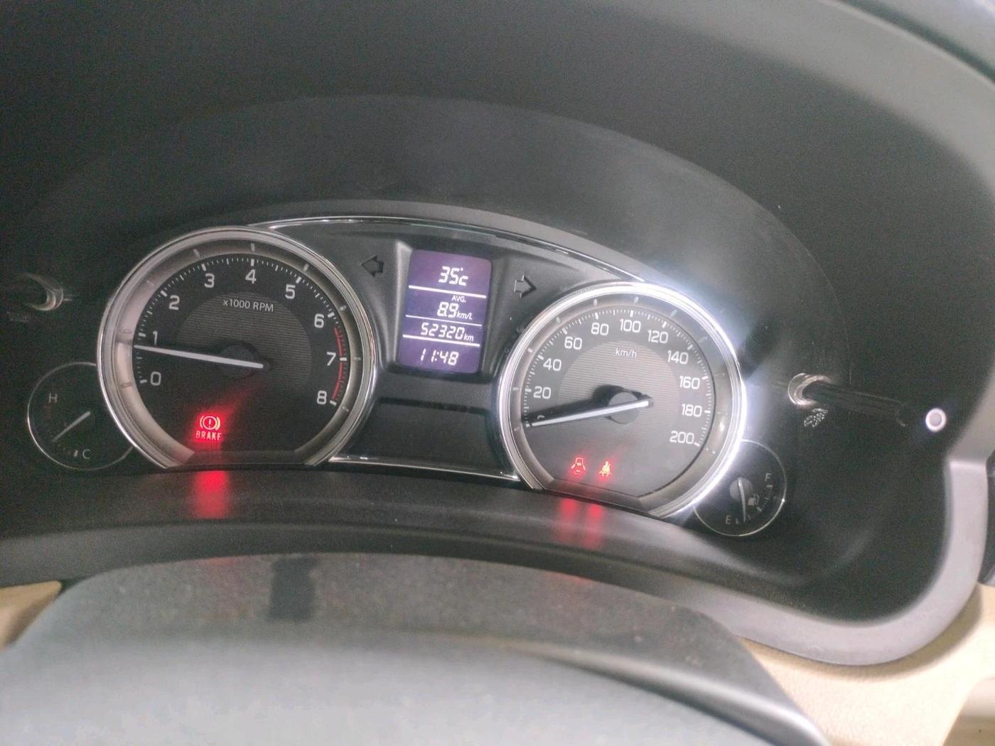 2016 Maruti Ciaz VXI, Petrol, Manual, 52,320 km, interior