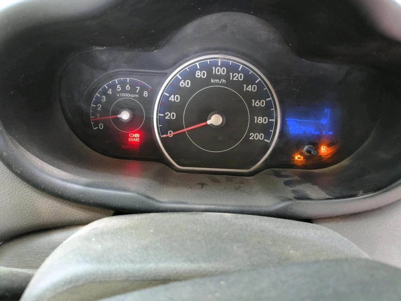 2012 Hyundai i10 MAGNA 1.2, CNG, Manual, 95,244 km, interior