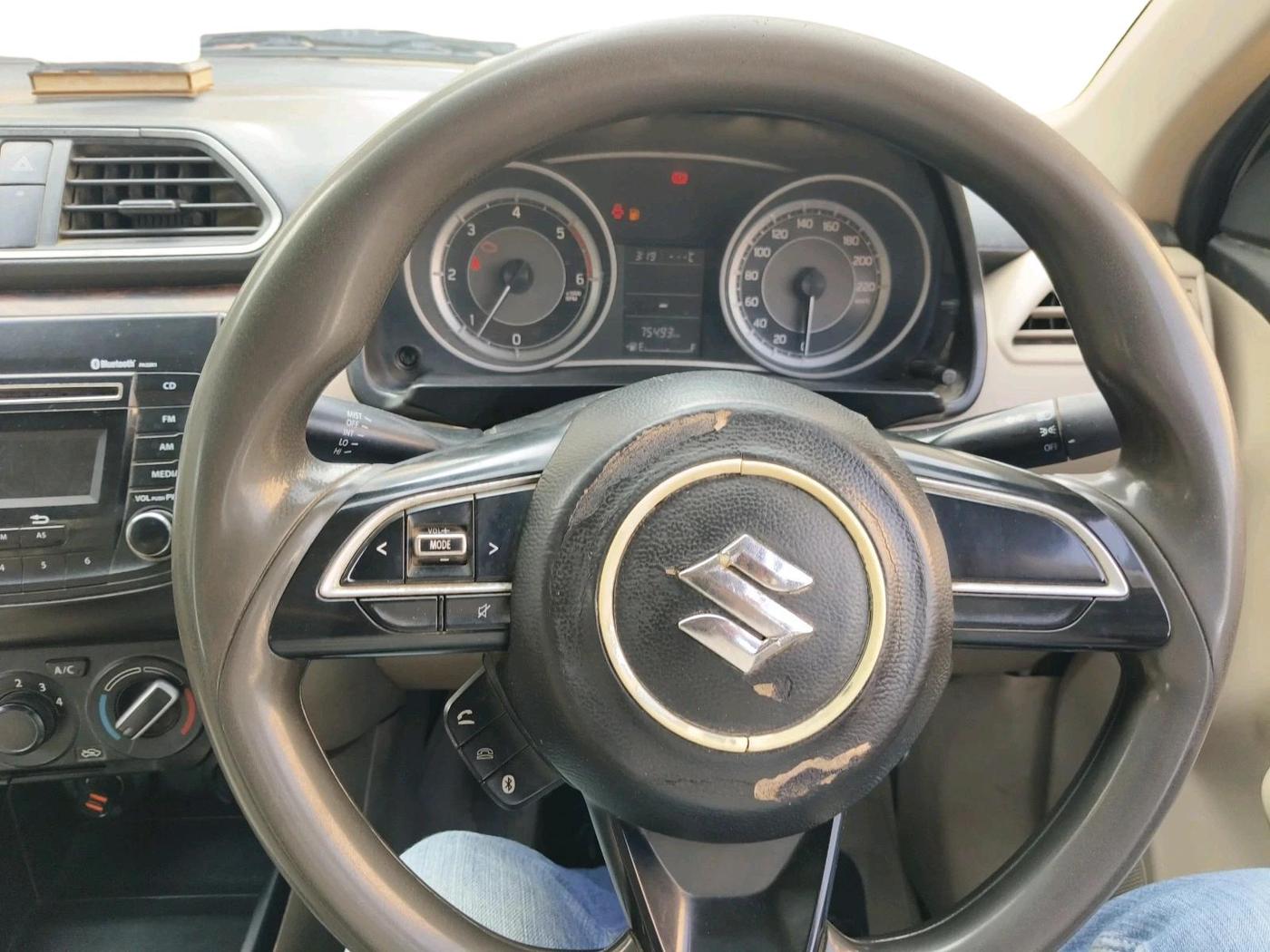 2017 Maruti Dzire VDI, Diesel, Manual, 75,493 km, interior