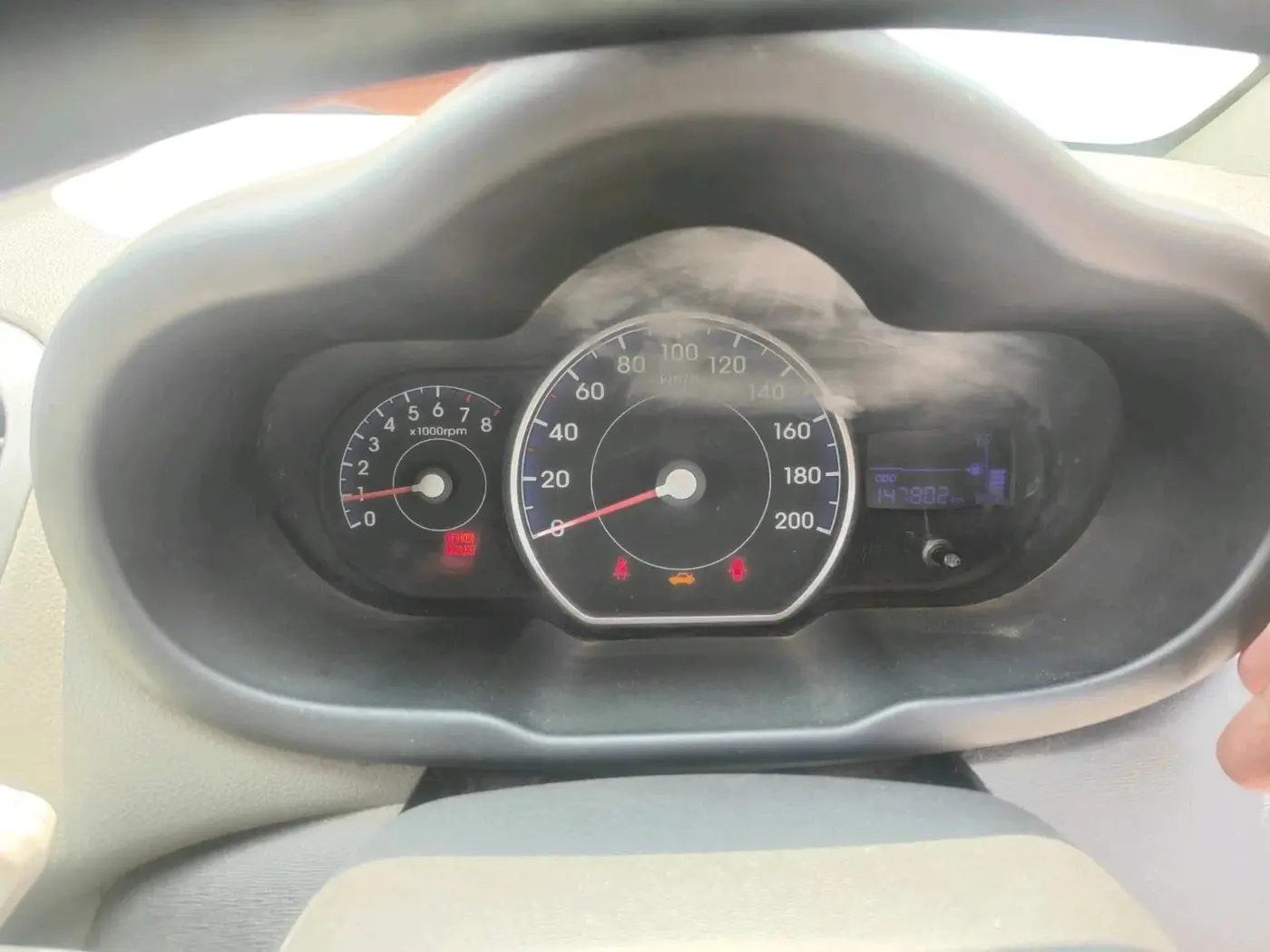 2011 Hyundai i10 SPORTZ 1.2, CNG, Manual, 1,47,802 km, interior