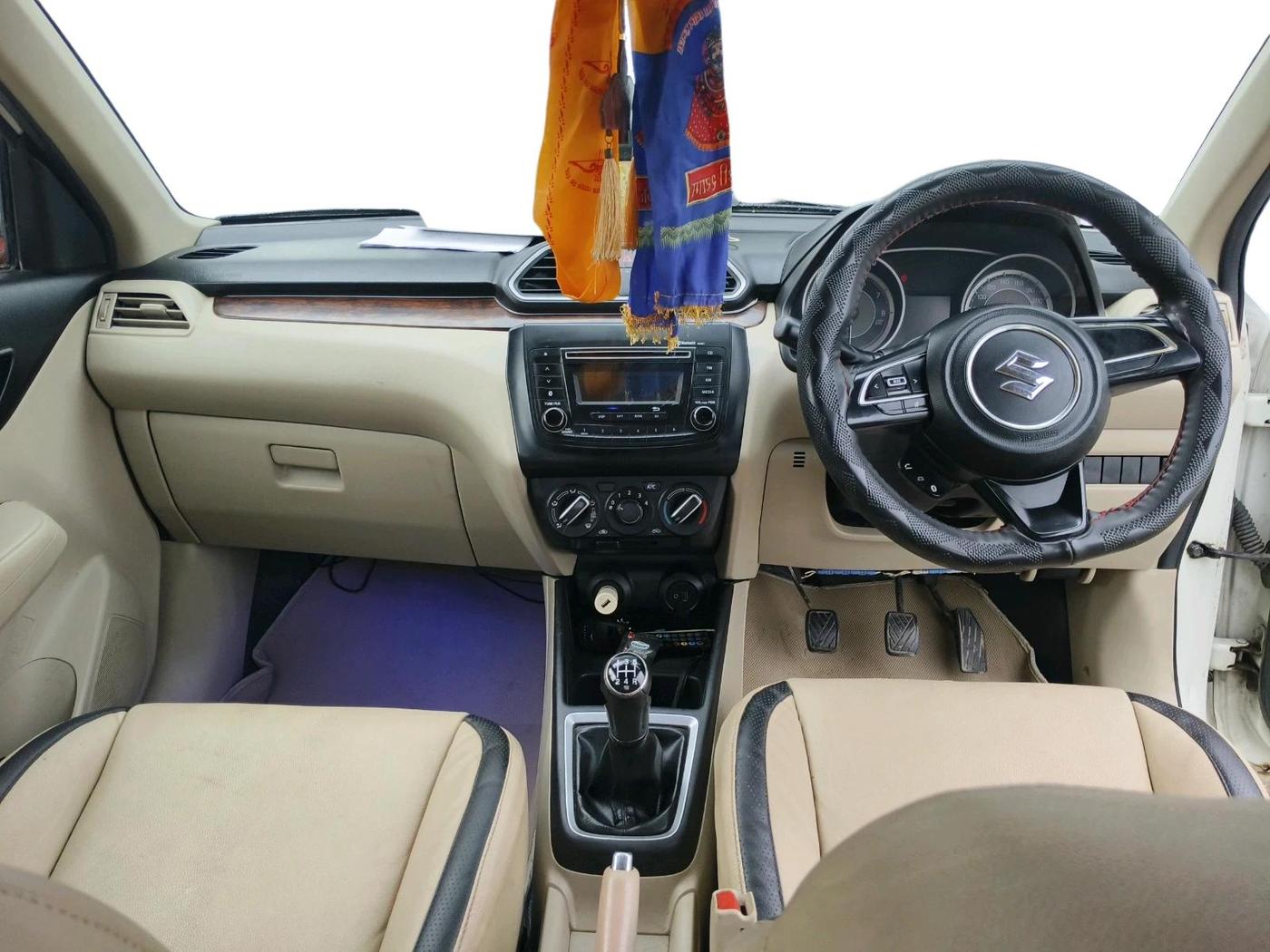2017 Maruti Dzire VXI, Petrol, Manual, 56,583 km, interior