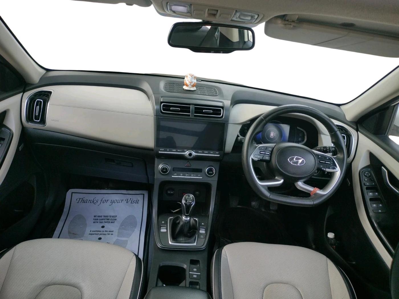 2022 Hyundai Creta SX (O) 1.5 DIESEL, Diesel, Manual, 94,583 km, interior