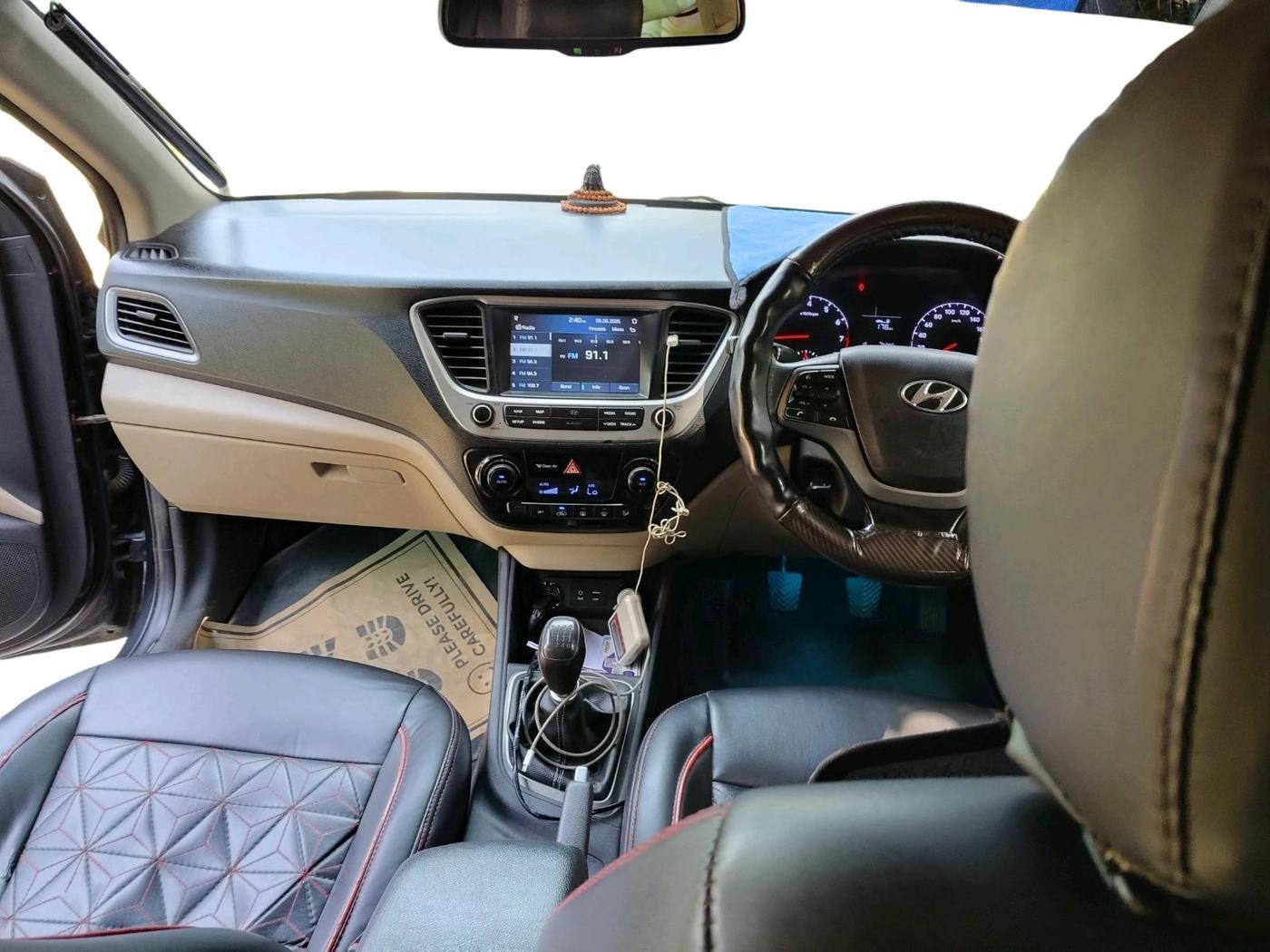 2018 Hyundai Verna 1.6 VTVT SX, Petrol, Manual, 93,691 km, interior