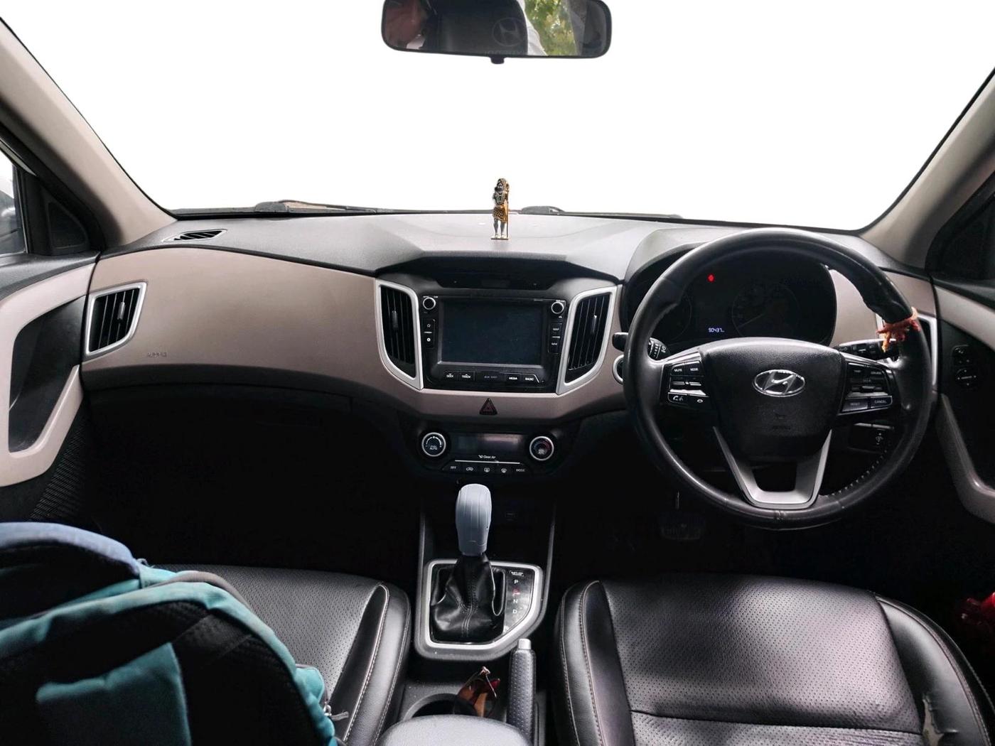 2018 Hyundai Creta SX AT 1.6 PETROL, Petrol, Automatic, 90,437 km, interior