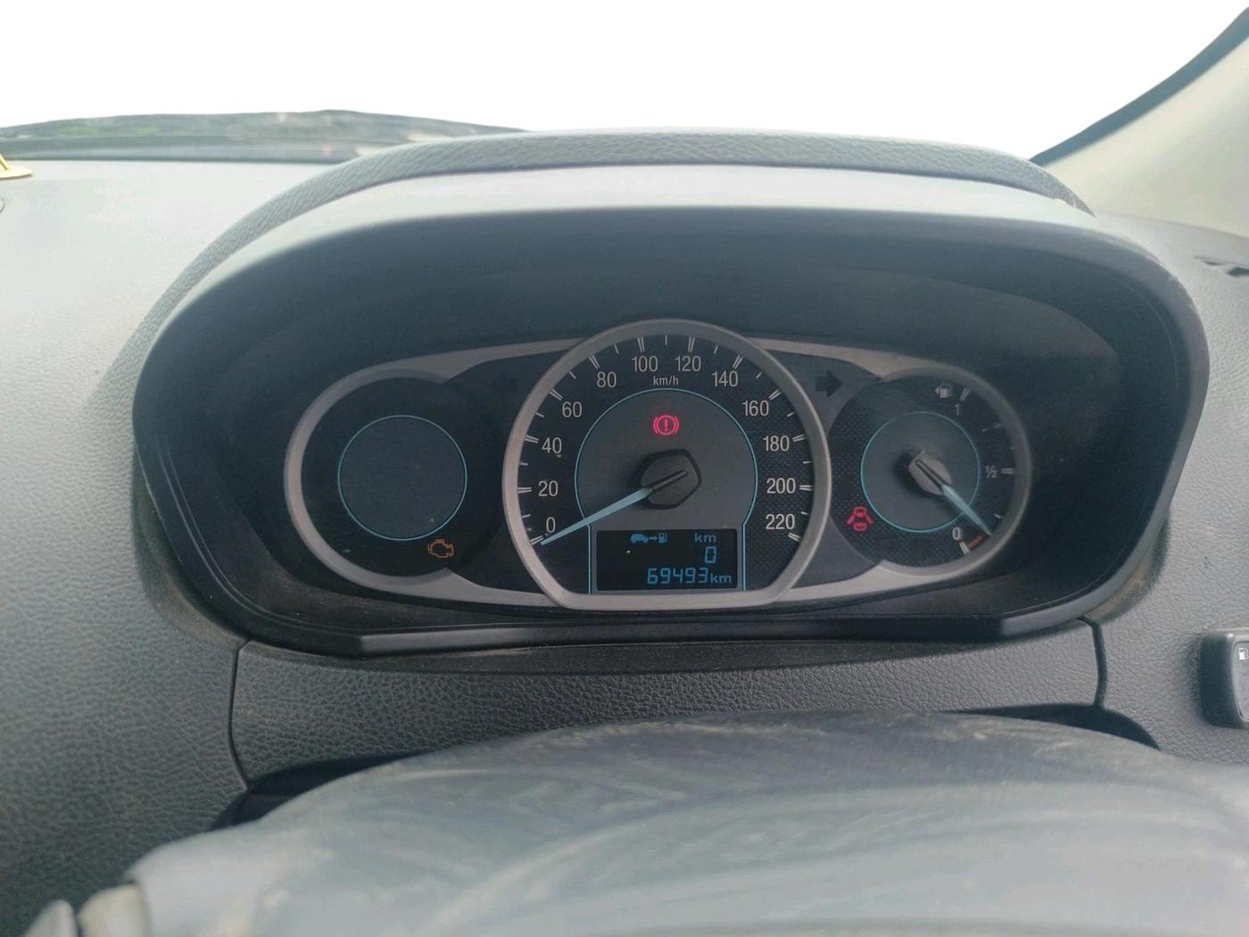 2016 Ford Figo Aspire AMBIENTE 1.2 PETROL, CNG, Manual, 69,493 km, interior
