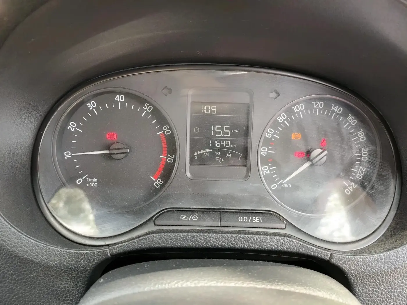 2020 Skoda Rapid 1.0 AMBITION TSI MT, Petrol, Manual, 1,11,649 km, interior
