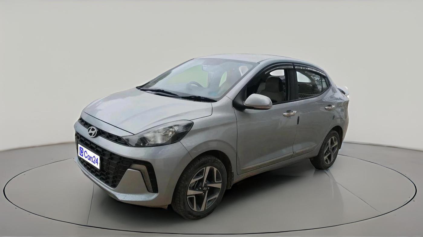 2024 Hyundai AURA SX 1.2 CNG, CNG, Manual, 35,427 km, exterior