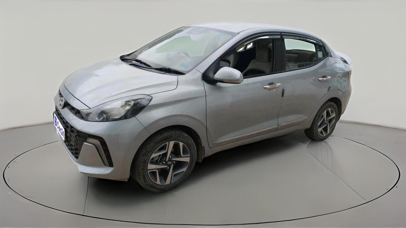 2024 Hyundai AURA SX 1.2 CNG, CNG, Manual, 35,427 km, exterior