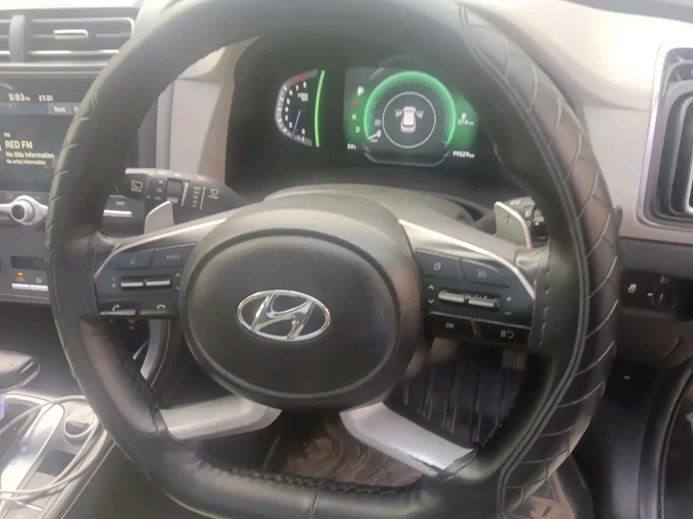 2020 Hyundai Creta SX (O) IVT 1.5 PETROL, Petrol, Automatic, 99,630 km, interior