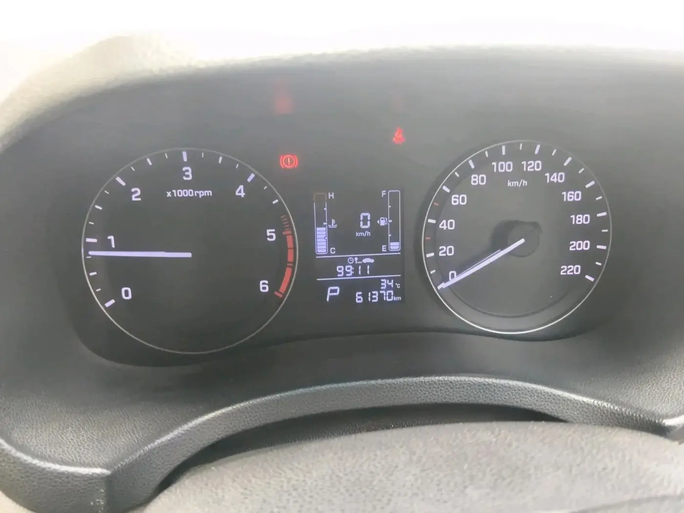 2016 Hyundai Creta SX PLUS AT 1.6 DIESEL, Diesel, Automatic, 61,370 km, interior