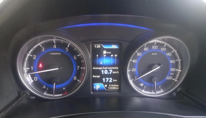 2018 Maruti Baleno ALPHA CVT PETROL 1.2, Petrol, Automatic, 73,988 km, interior