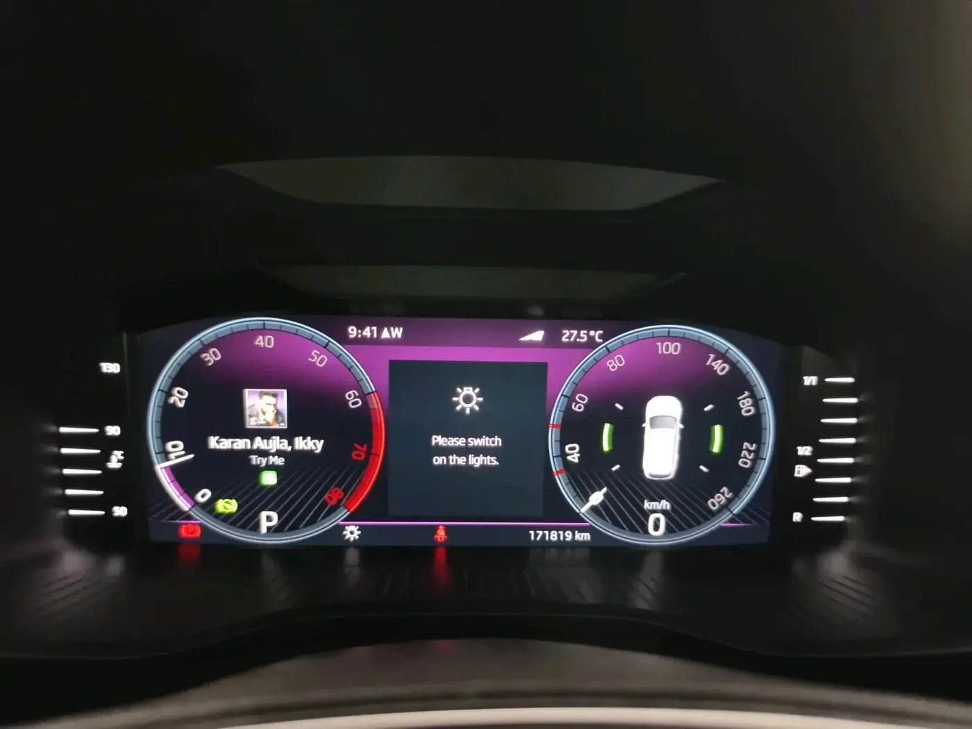 2022 Skoda Kodiaq L&K, Petrol, Automatic, 1,71,819 km, interior