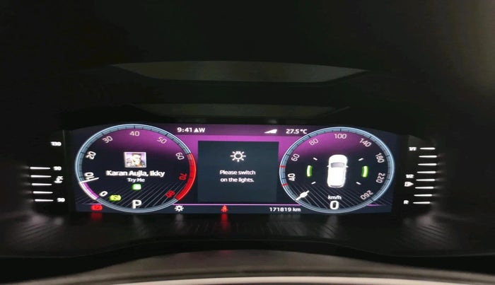 2022 Skoda Kodiaq L&K, Petrol, Automatic, 1,71,819 km, interior