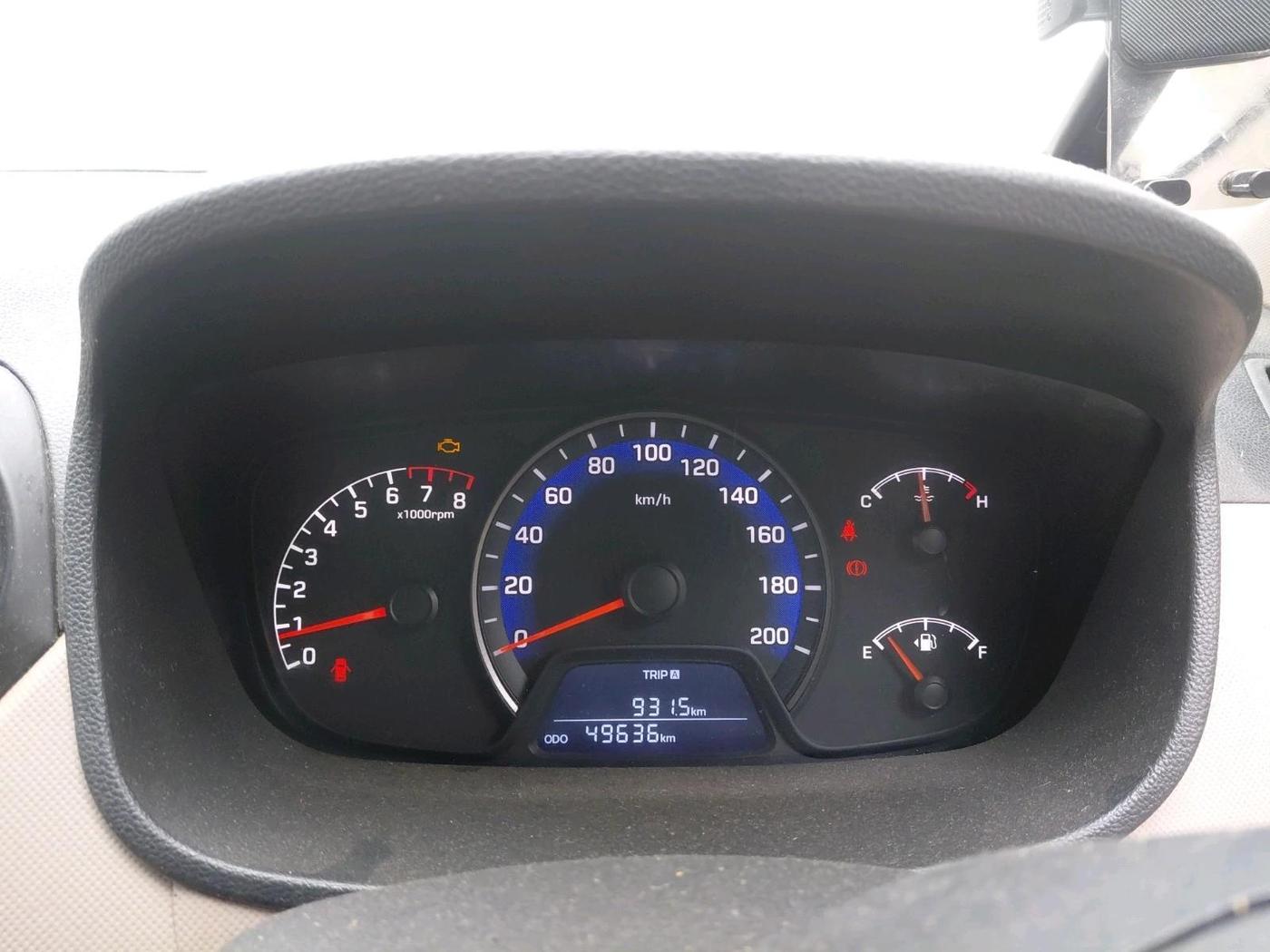 2019 Hyundai Xcent S 1.2, CNG, Manual, 49,636 km, interior