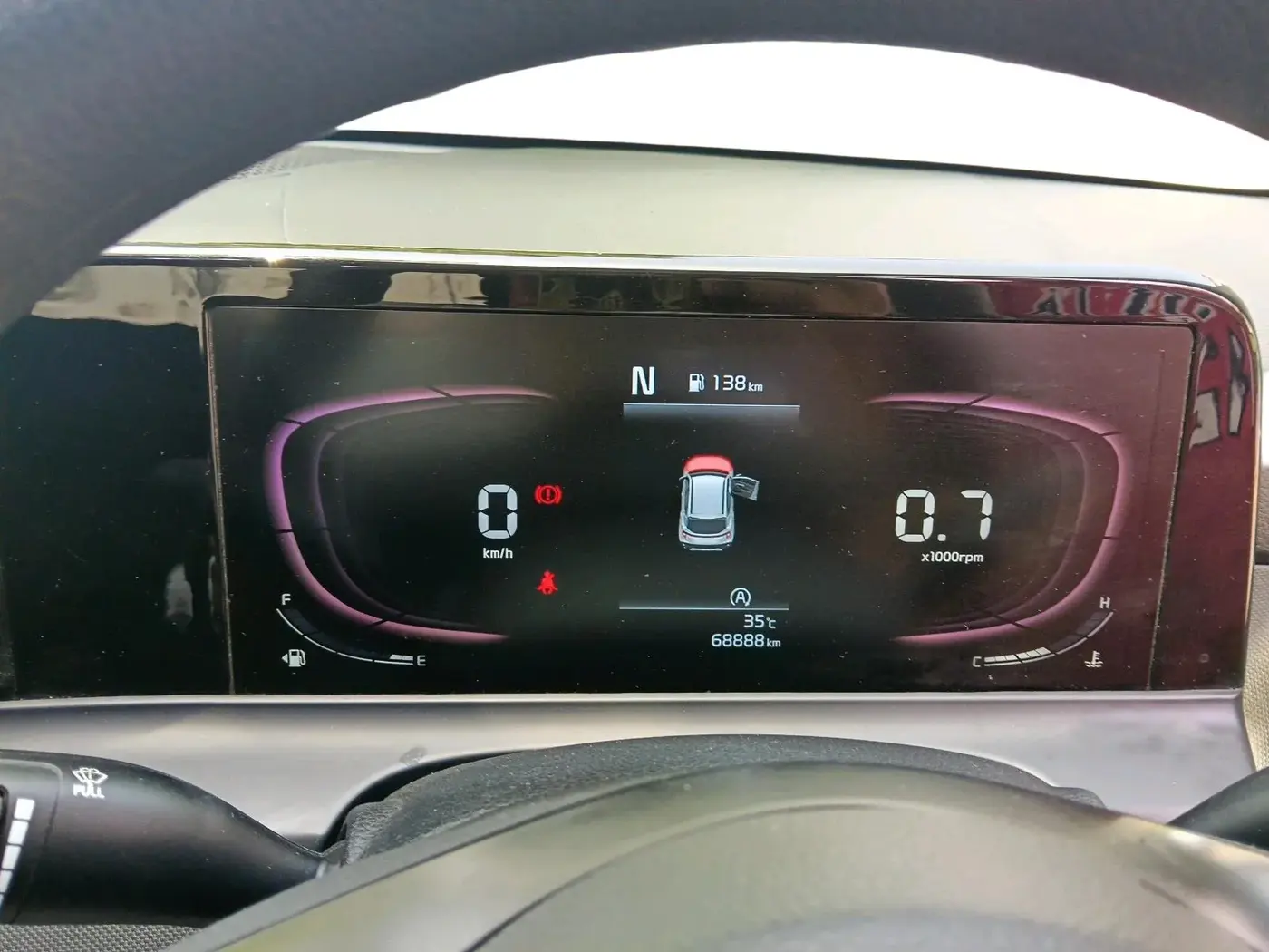 2023 KIA SELTOS HTE 1.5D IMT, Diesel, Manual, 68,888 km, interior