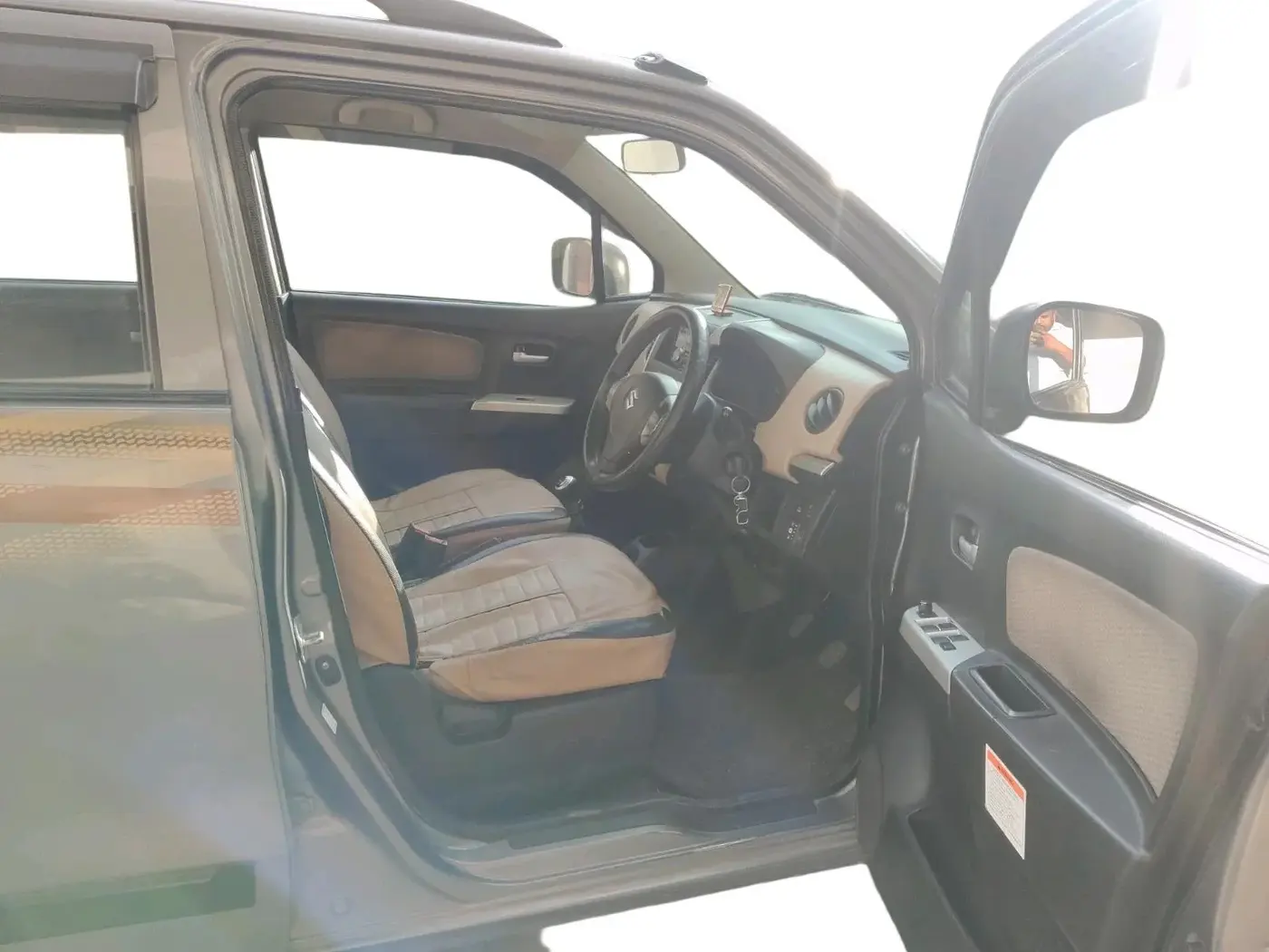 2015 Maruti Wagon R 1.0 LXI CNG, CNG, Manual, 1,57,241 km, interior
