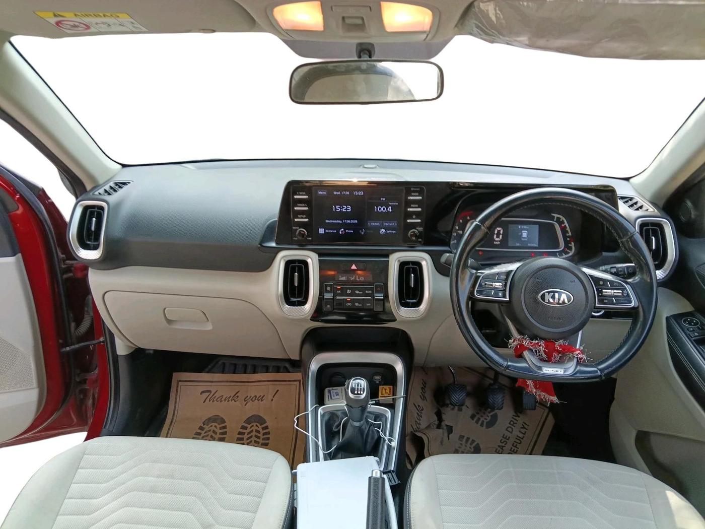 2020 KIA SONET HTX 1.5, Diesel, Manual, 46,049 km, interior