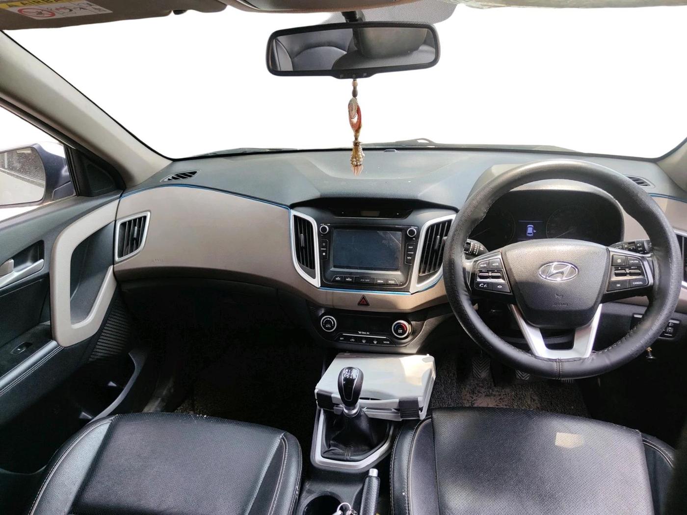 2018 Hyundai Creta SX (O) 1.6 DIESEL, Diesel, Manual, 86,422 km, interior