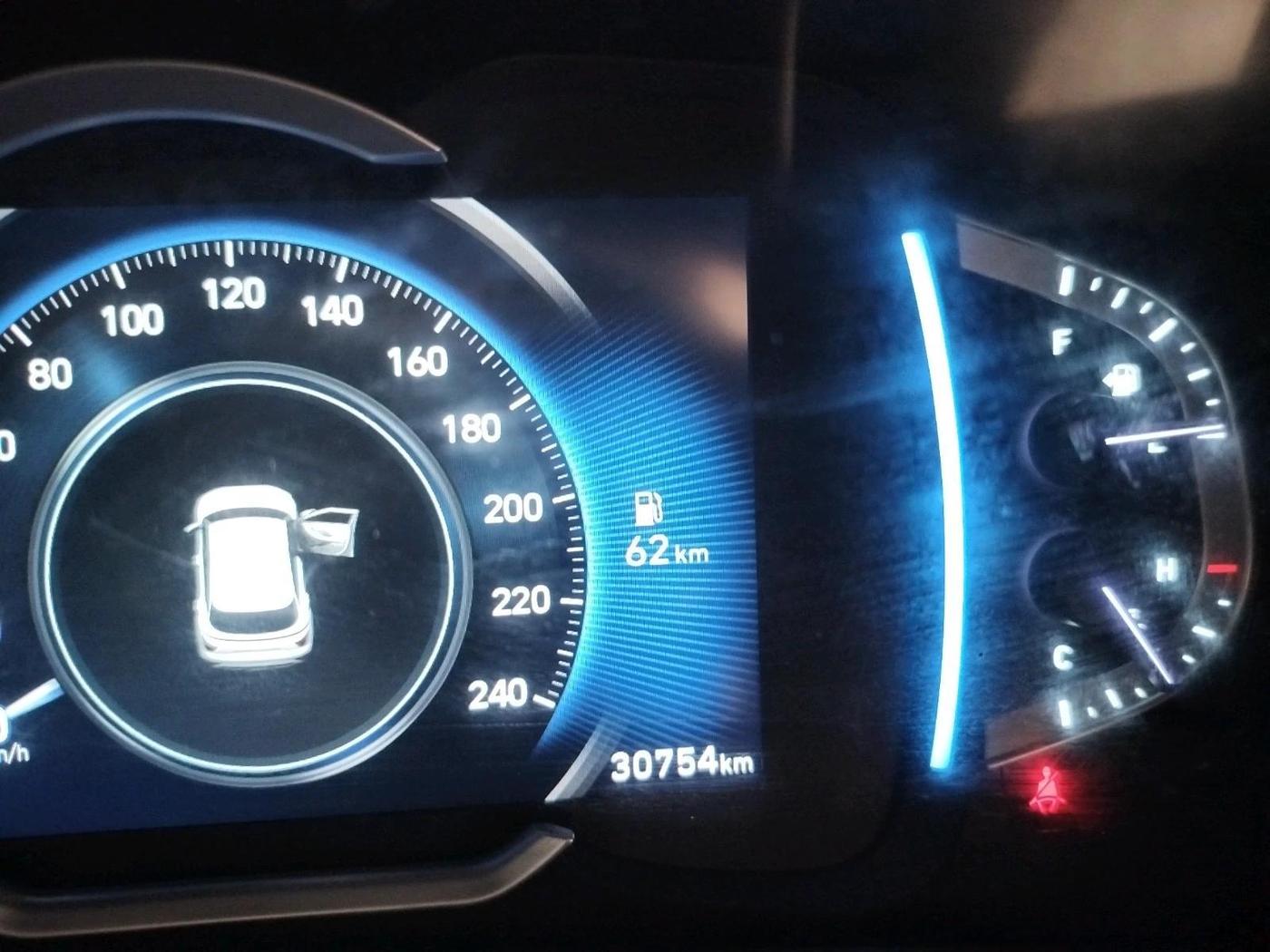 2020 Hyundai Creta SX (O) 1.4 TURBO DCT, Petrol, Automatic, 30,754 km, interior