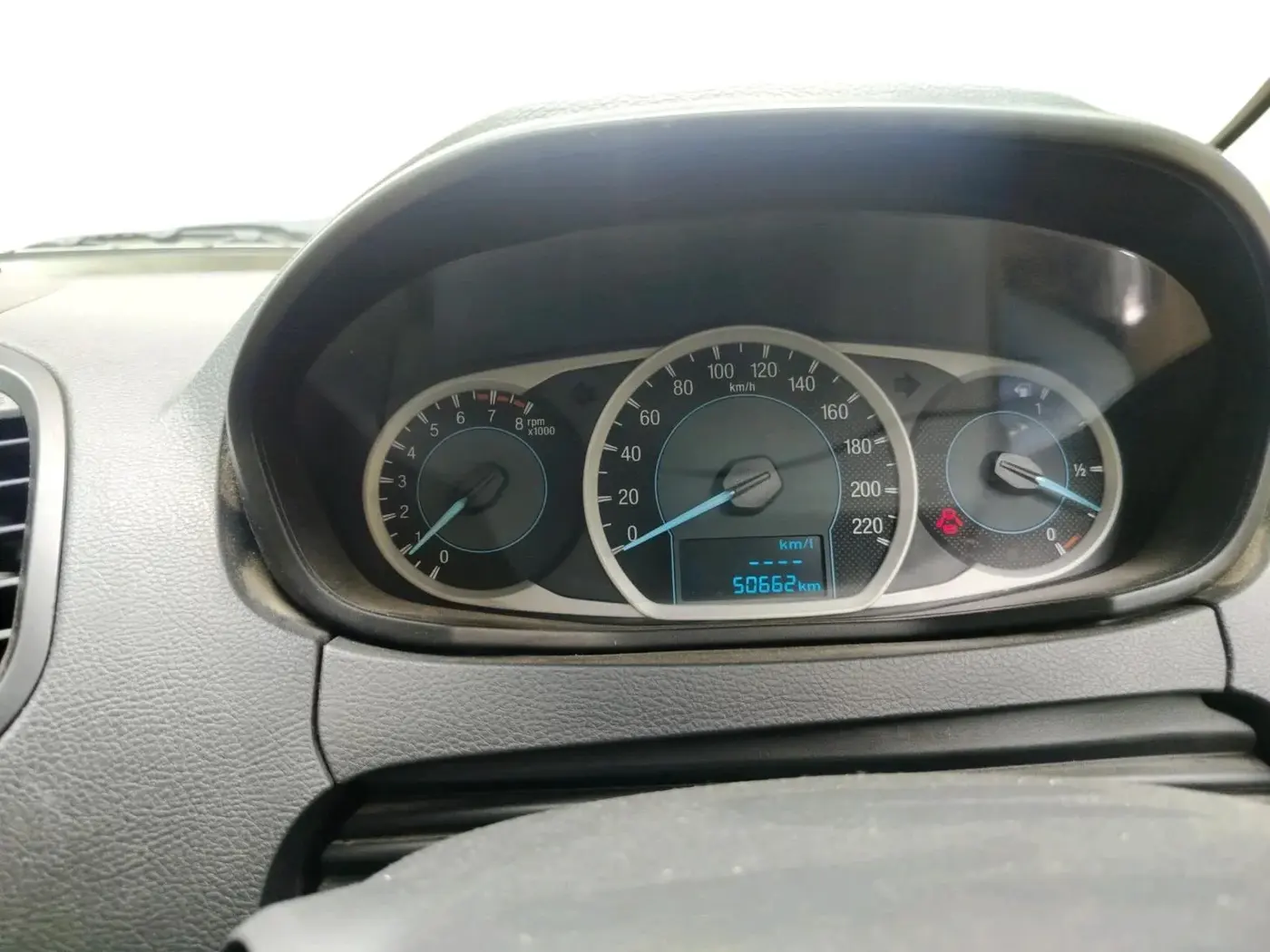 2017 Ford Figo Aspire TREND 1.2 PETROL, Petrol, Manual, 50,662 km, interior