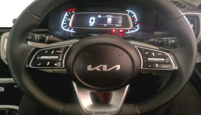 2023 KIA SONET HTX 1.0 IMT, Petrol, Manual, 10,971 km, interior