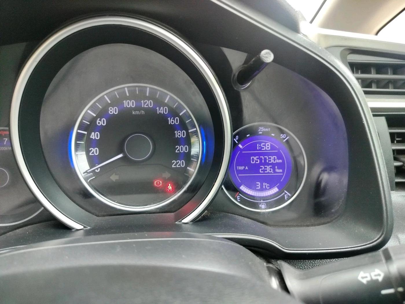 2019 Honda WR-V 1.2L I-VTEC VX MT, Petrol, Manual, 57,730 km, interior