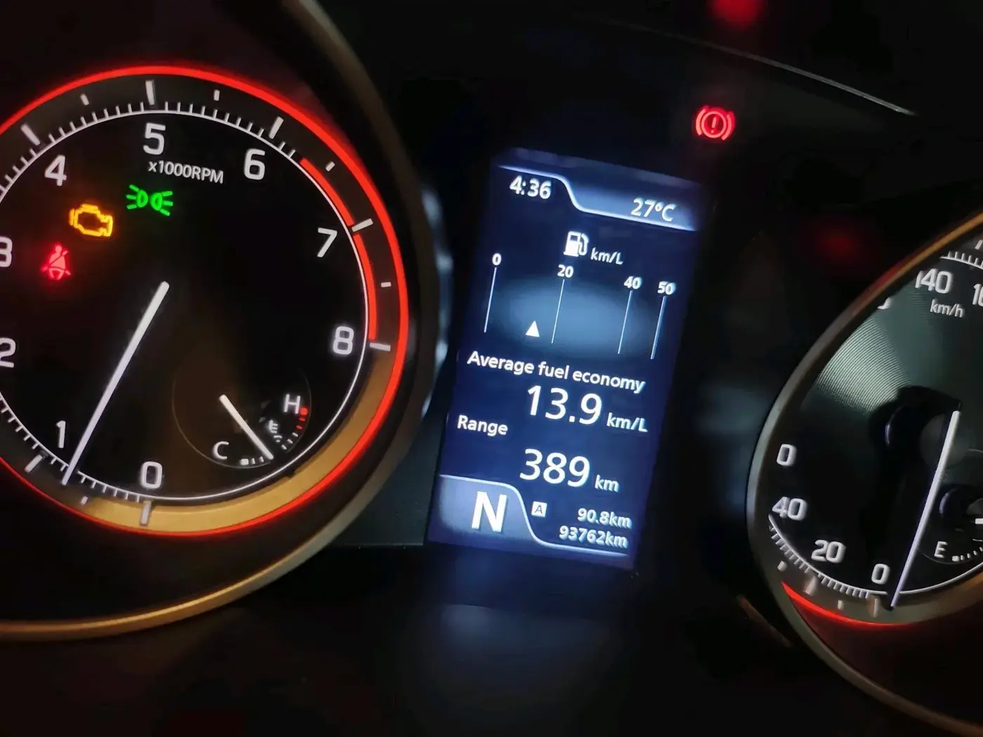 2021 Maruti Swift ZXI PLUS AMT, Petrol, Automatic, 93,762 km, interior