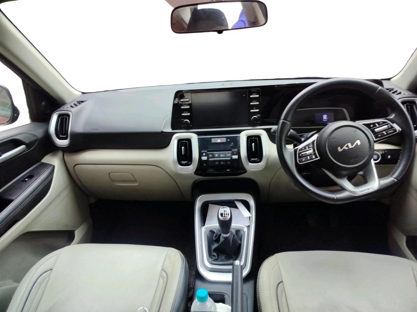 2021 KIA SONET HTX 1.0 IMT, Petrol, Manual, 24,890 km, interior