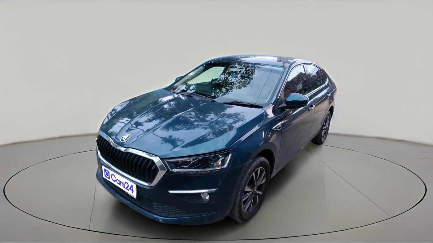 2023 Skoda SLAVIA STYLE 1.0L TSI MT, Petrol, Manual, 19,448 km, exterior