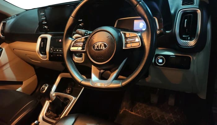 2020 KIA SONET HTX 1.0 IMT, Petrol, Manual, 41,377 km, interior