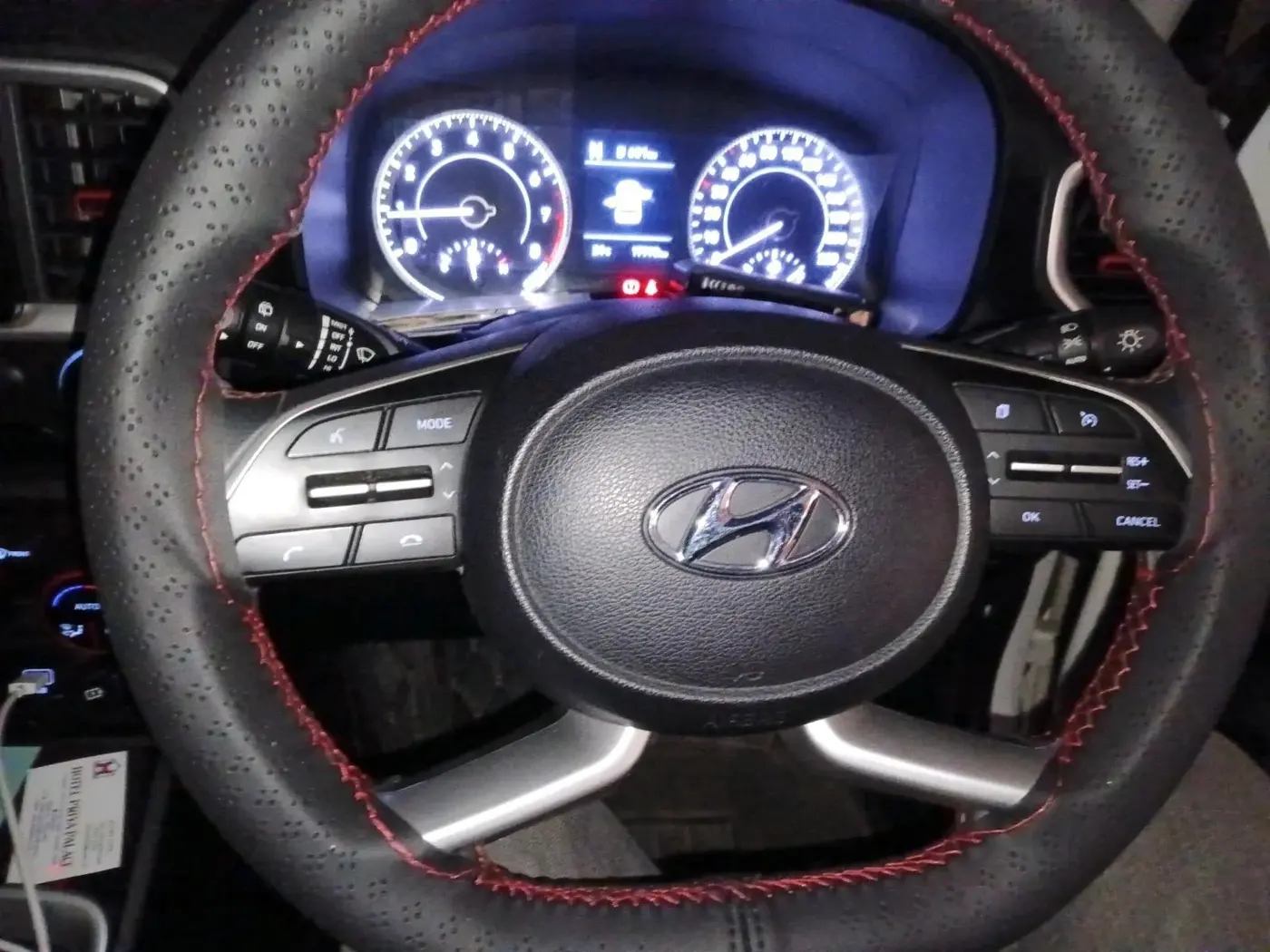 2020 Hyundai VENUE SX 1.0 (O) TURBO IMT, Petrol, Manual, 17,993 km, interior