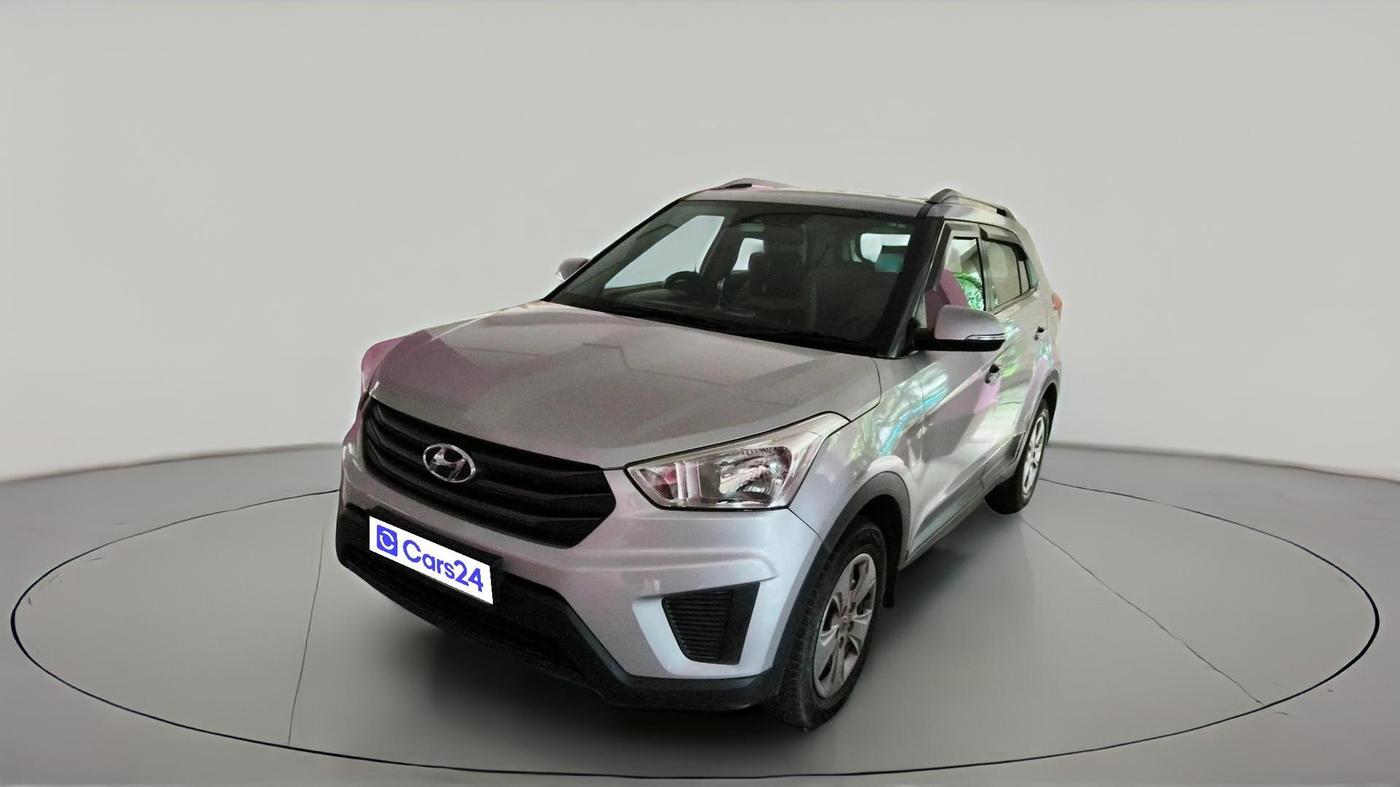2017 Hyundai Creta E PLUS 1.6 PETROL, Petrol, Manual, 1,29,821 km, exterior