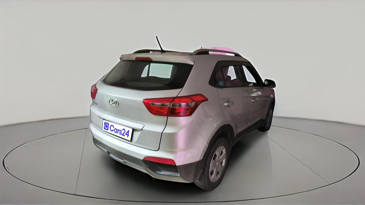 2017 Hyundai Creta E PLUS 1.6 PETROL, Petrol, Manual, 1,29,821 km, exterior