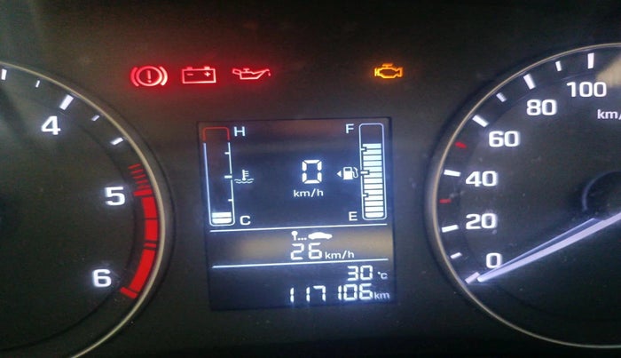 2017 Hyundai Creta SX 1.6 DIESEL, Diesel, Manual, 1,17,106 km, interior