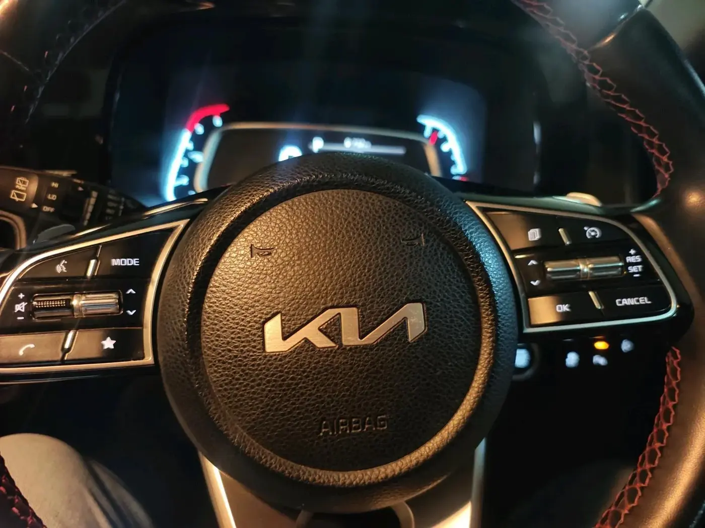 2022 KIA SONET GTX PLUS 1.5 AT, Diesel, Automatic, 35,310 km, interior