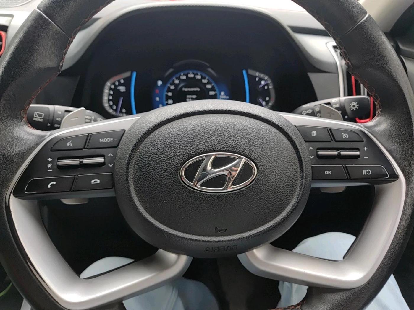 2021 Hyundai Creta SX (O) 1.4 TURBO DCT, Petrol, Automatic, 79,962 km, interior