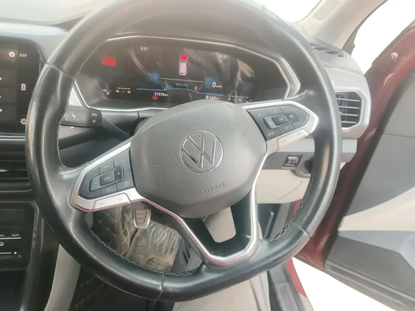 2021 Volkswagen TAIGUN TOPLINE 1.0 TSI MT, Petrol, Manual, 51,576 km, interior