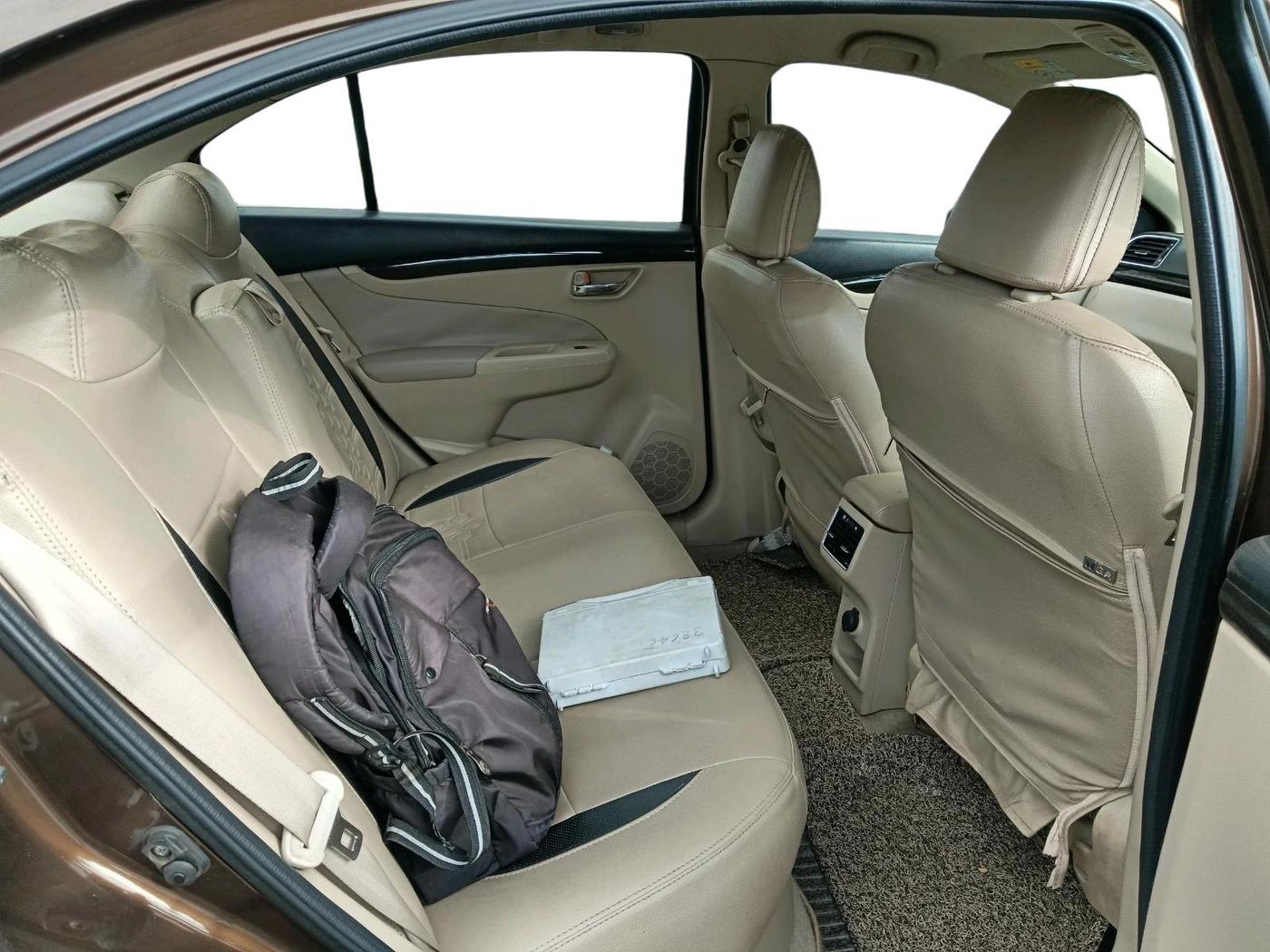 2015 Maruti Ciaz ZXI, Petrol, Manual, 27,730 km, interior