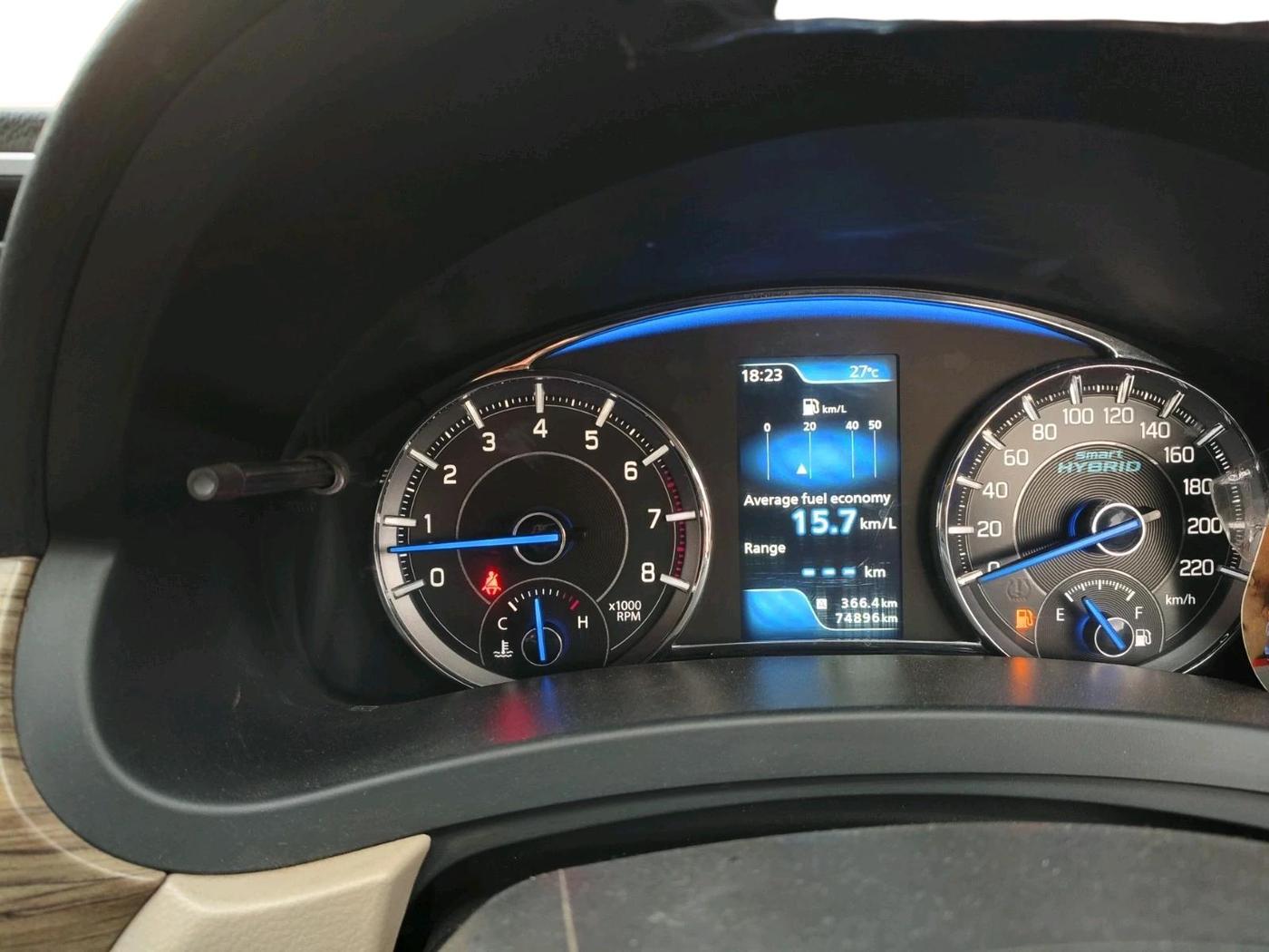 2023 Maruti Ciaz SIGMA 1.5 SHVS MT  PETROL, Petrol, Manual, 74,896 km, interior