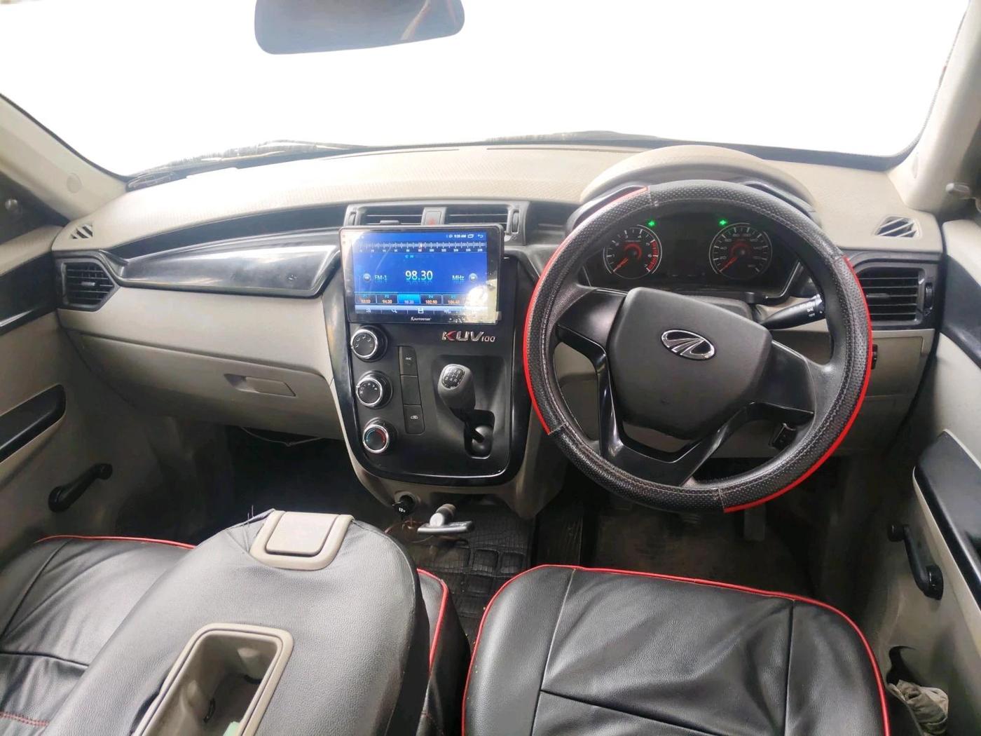 2017 Mahindra Kuv100 K2 6 STR, Petrol, Manual, 20,083 km, interior